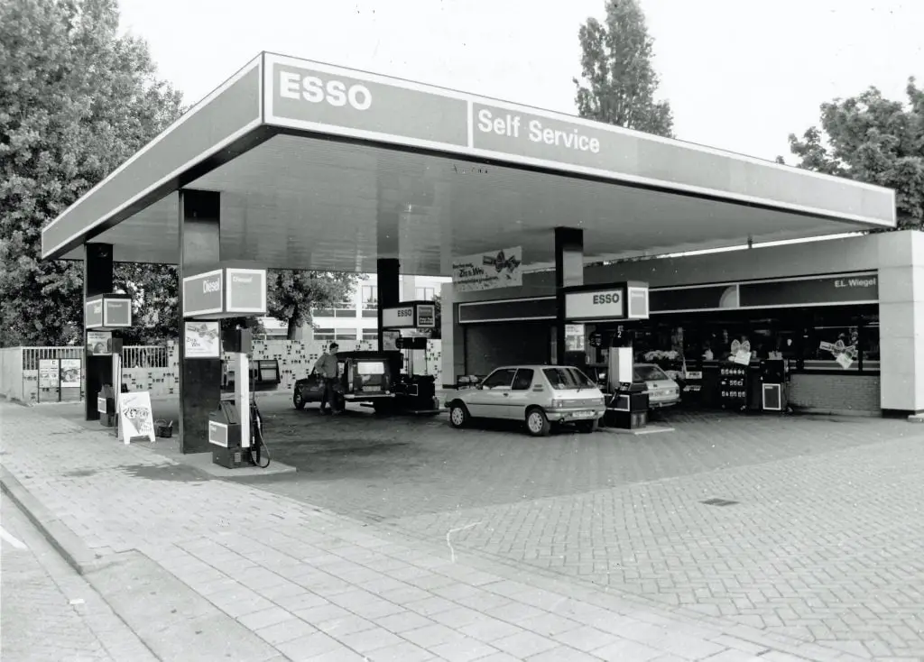 Benzinestation in Dordrecht