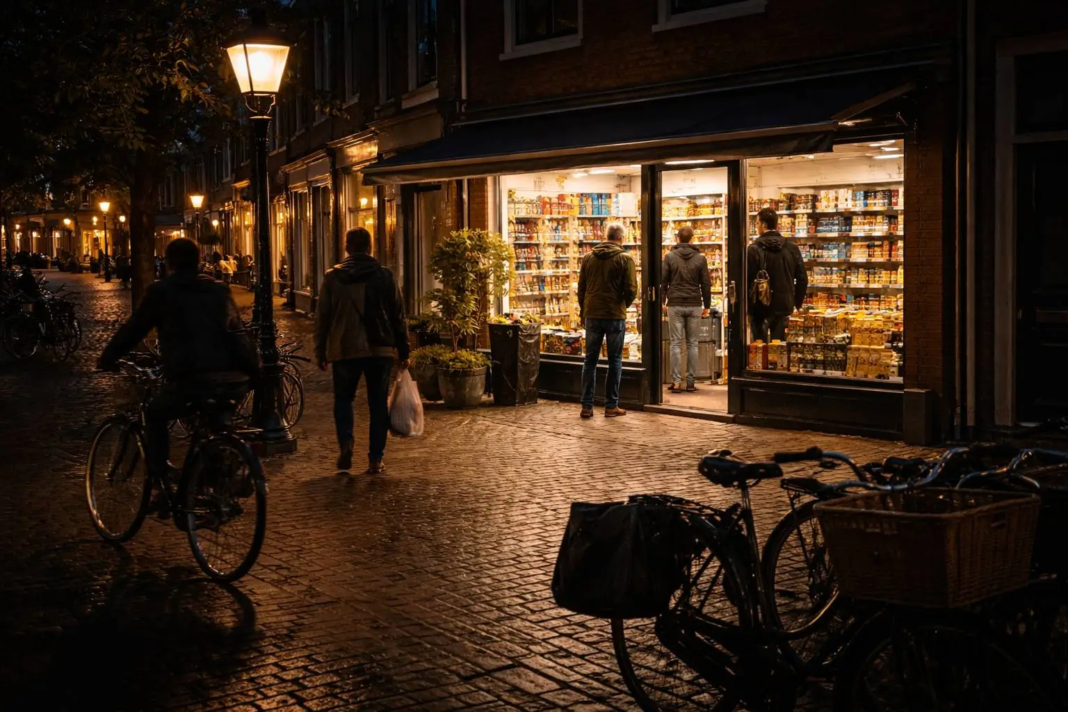 24 uur open Dordrecht - Drukte in een winkel in Dordrecht 's Avonds