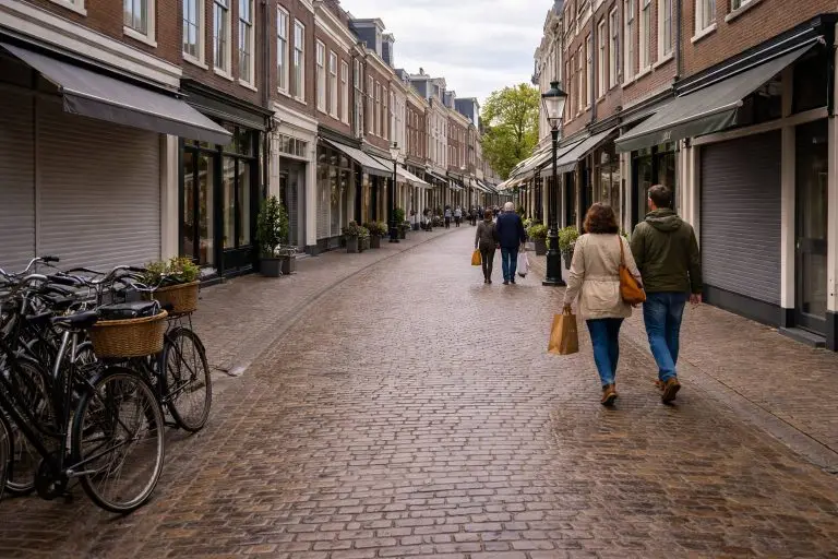 Feestdagen openingstijden - Rustige winkelstraat in Dordrecht