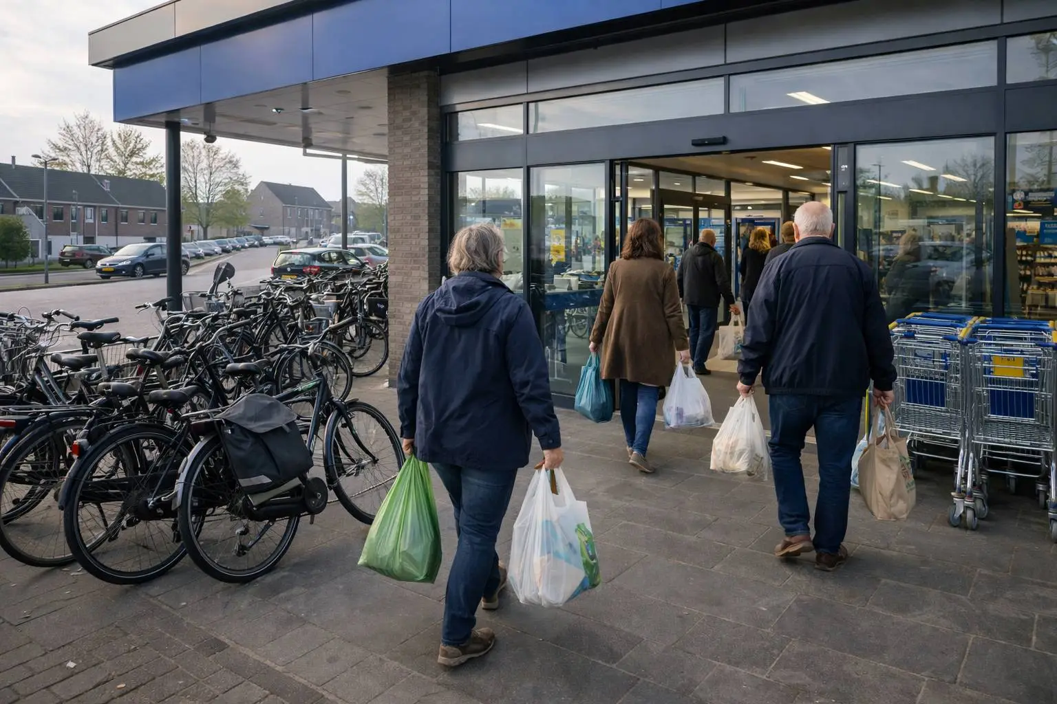 Lidl openingstijden - Ochtenddrukte in Dordrecht