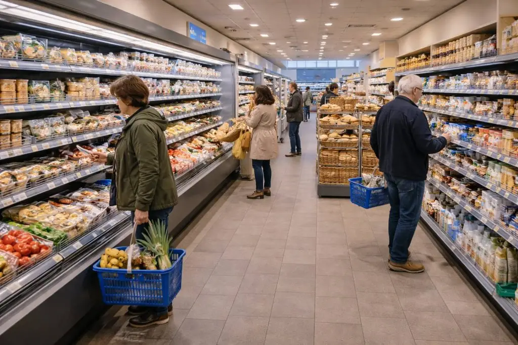 Moderne supermarkt in Dordrecht