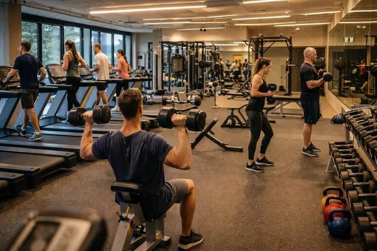 Sportschool openingstijden - Ochtenddrukte in de sportschool