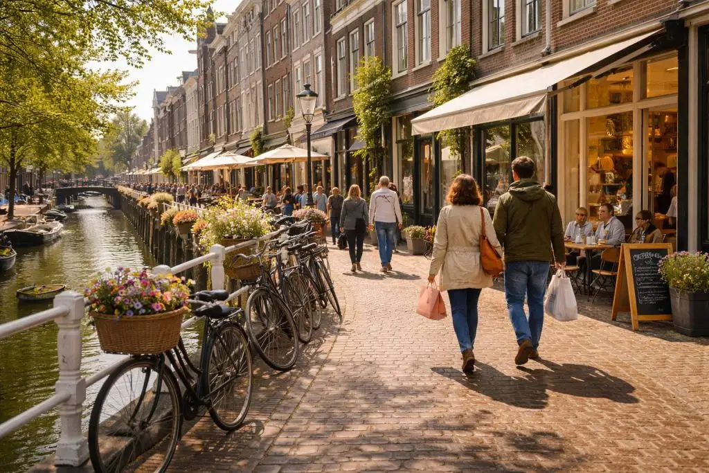 Zonnige middag in het historische Dordrecht